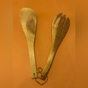 Wooden Salad Serving Set